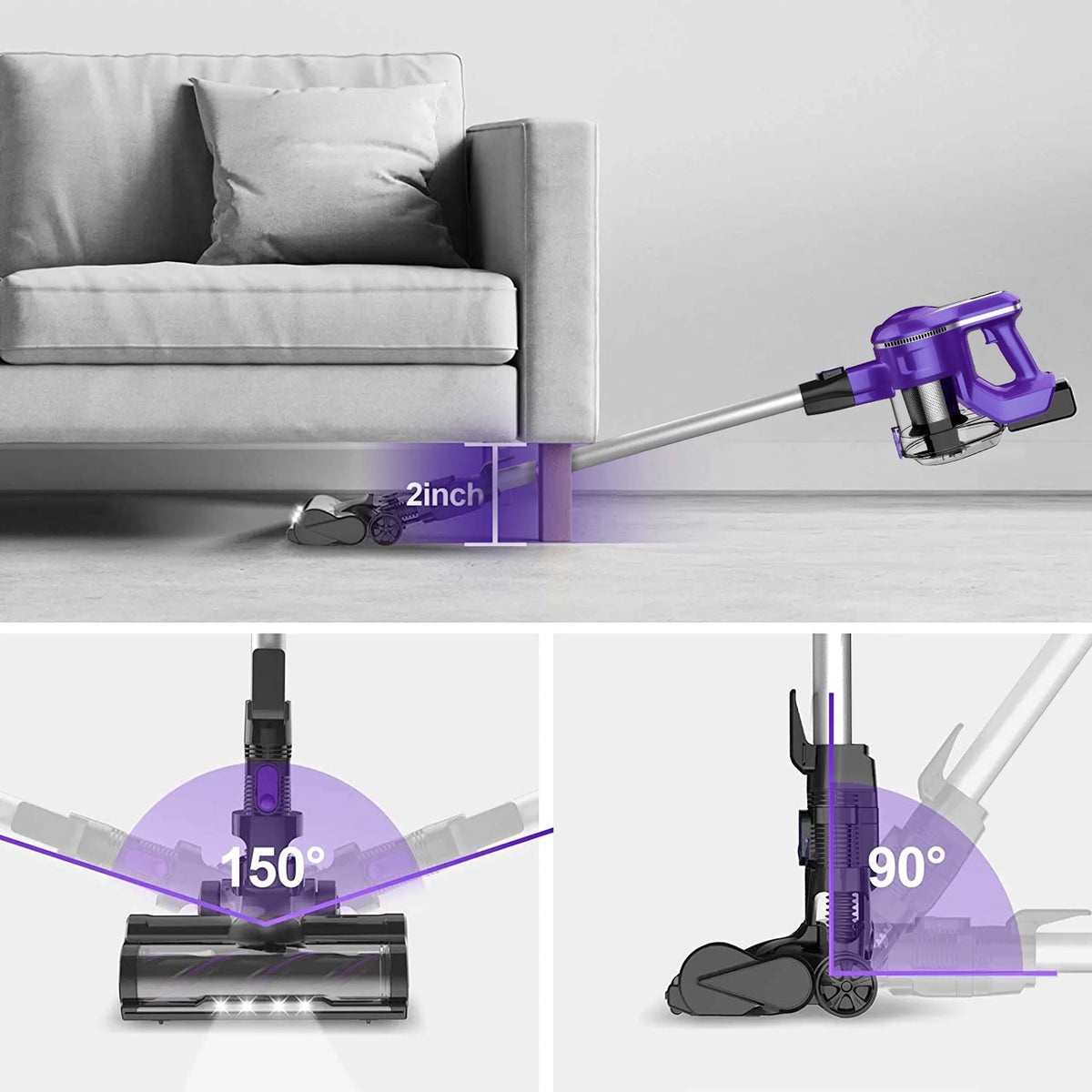 Cordless Vacuum 10-in-1 Lightweight Stick Vacuum Cleaner G5785