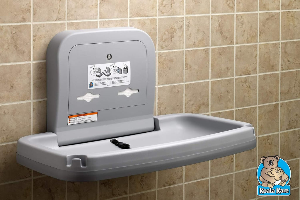 Grey Baby Changing Station with S/S Veneer C60251