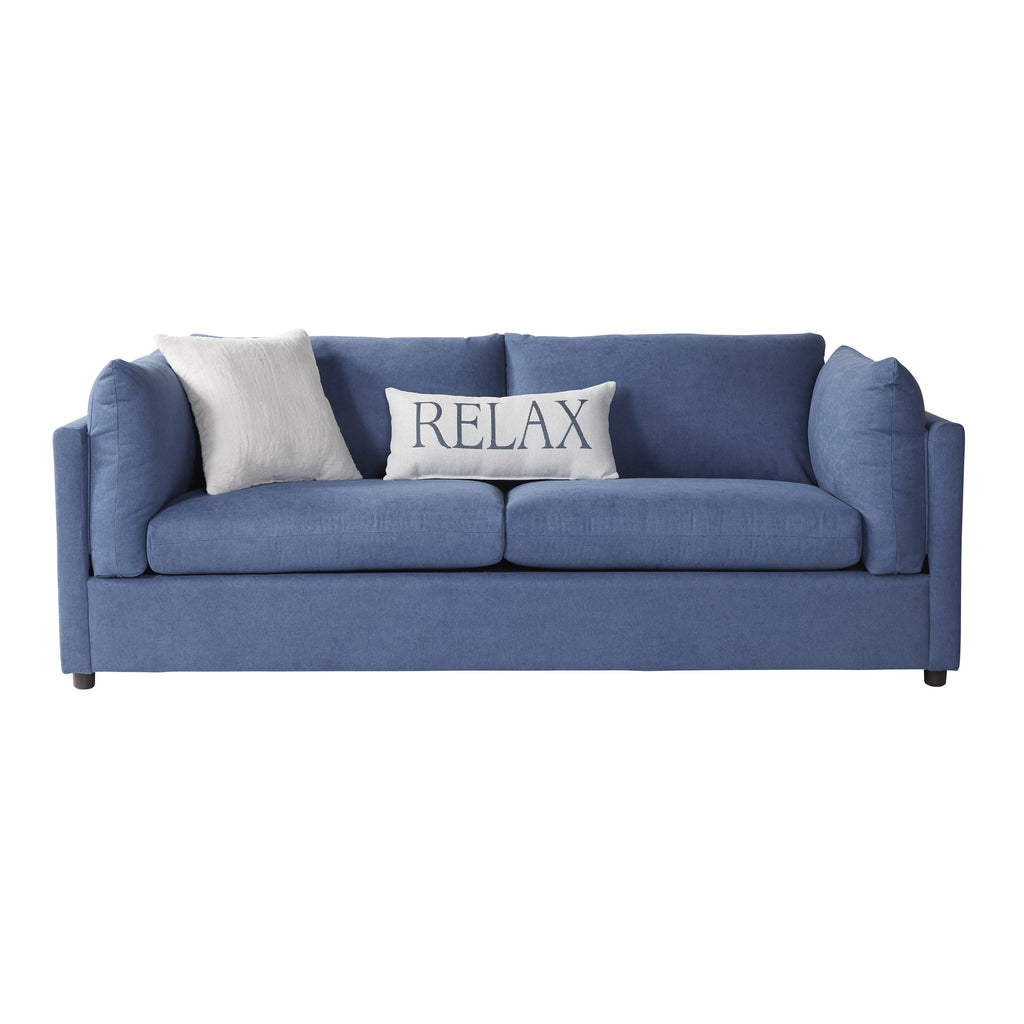 Navy Fabric Sofa I13907