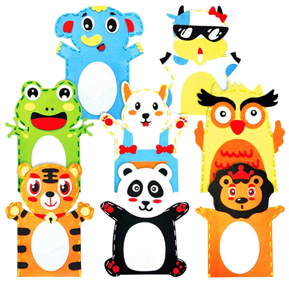 8PCS DIY Doll Making Kit Fabric Weaving Educational Toys A25681
