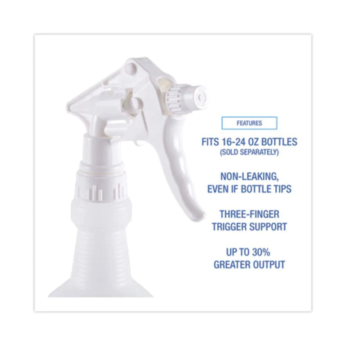 White Polypropylene Trigger Sprayer, Pack Of 24 Y41225