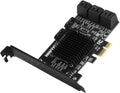PCI-E to SATA3.0 Controller Expansion Card 8-Port, Pack of 2 Y227