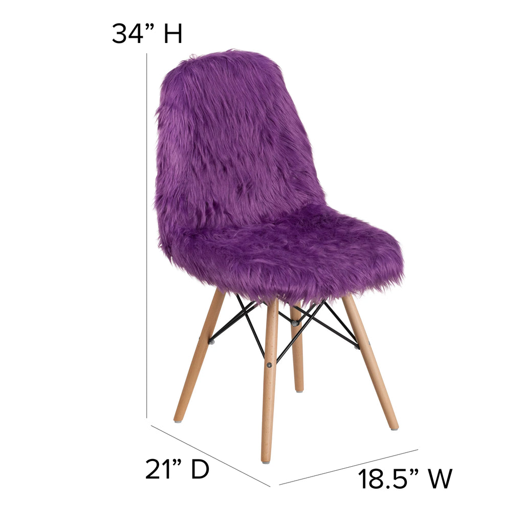 Purple Accent Chair S813