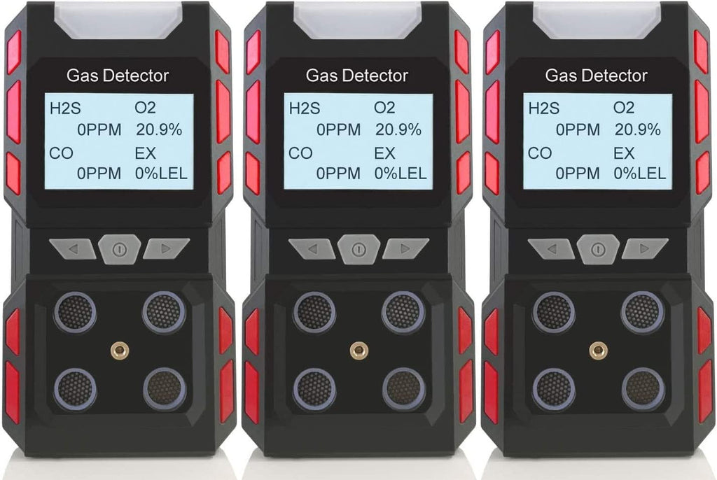 4 Gas Monitor Multi Gas Detector Rechargeable Portable Gas Detector W14544